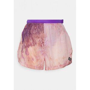 Nike Woman's Trail Repel Shorts Running Mid-Rise 3" Lined Purple DX1021-756